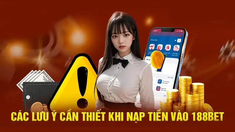 Bet thủ cần lưu ý khi nạp tiền tại 188Bet